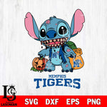 Memphis Tigers Stitch Zombie Svg Eps Dxf Png File, NCAA svg, Digital Download, Instant Download