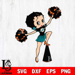 Miami Dolphins Betty Boop Cheer Leader Svg Eps Dxf Png File, Digital Download, Instant Download