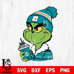 Miami Dolphins Boujee Grinch Svg Eps Dxf Png File, Digital Download, Instant Download