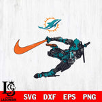 Miami Dolphins Deadpool Nike Svg Eps Dxf Png File, Digital Download, Instant Download