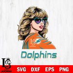 Miami Dolphins Fan And Taylor Swift Fan Svg Eps Dxf Png File, Digital Download, Instant Download