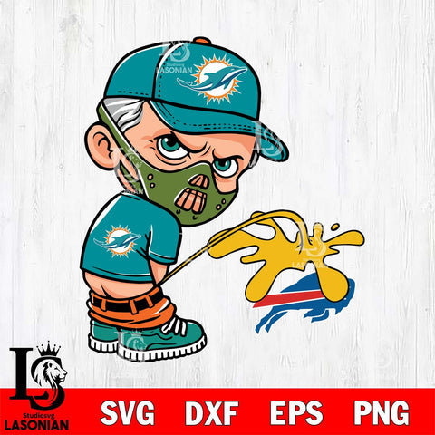 Miami Dolphins Hannibal Lecter Piss On Buffalo Bills Svg Eps Dxf Png File, Digital Download, Instant Download