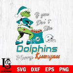 Miami Dolphins Merry kissmyass grinch Svg Eps Dxf Png File,NCAA Svg Files,Digital Download,Sublimation,Instant Download