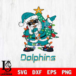 Miami Dolphins Santa Claus Ugly Christmas Svg Eps Dxf Png File,NFL Svg Files,Digital Download,Sublimation,Instant Download