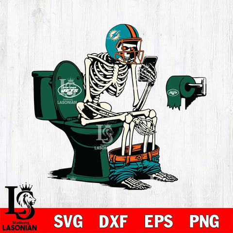 Miami Dolphins Shit On New York Jets Svg Eps Dxf Png File, Digital Download, Instant Download