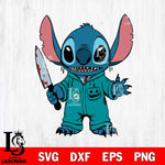 Miami Dolphins Stitch Horror Football Svg Eps Dxf Png File, NFL svg, Digital Download, Instant Download