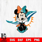 Miami Dolphins mickey christmas 9 Svg Eps Dxf Png File, Digital Download, Instant Download