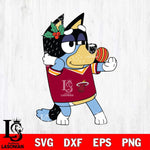 Miami Heat Bandit Heeler Christmas Svg Eps Dxf Png File, Digital Download, Instant Download