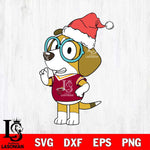 Miami Heat Bluey Honey Christmas Svg Eps Dxf Png File, Digital Download, Instant Download