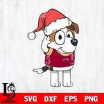 Miami Heat Bluey Jack Christmas Svg Eps Dxf Png File, Digital Download, Instant Download