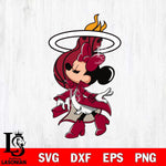 Miami Heat Glamorous Minnie Svg Eps Dxf Png File, Digital Download, Instant Download