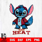 Miami Heat Stitch Halloween Svg Eps Dxf Png File, NBA svg, Digital Download, Instant Download