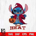 Miami Heat Stitch Horror Svg Eps Dxf Png File, NBA svg, Digital Download, Instant Download