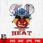 Miami Heat Stitch Horror Halloween Svg Eps Dxf Png File, Digital Download, Instant Download