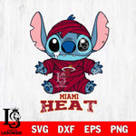 Miami Heat Stitch Mummy Svg Eps Dxf Png File, NBA svg, Digital Download, Instant Download