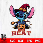 Miami Heat Stitch witch Svg Eps Dxf Png File, NBA svg, Digital Download, Instant Download