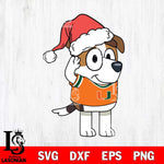 Miami Hurricanes Bluey Jack Christmas Svg Eps Dxf Png File, Digital Download, Instant Download