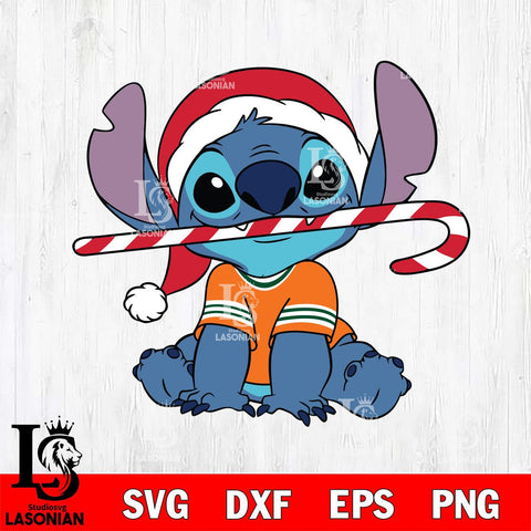 Miami Hurricanes Stitch Christmas Svg Eps Dxf Png File, Digital Download, Instant Download