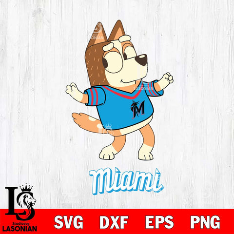 Miami Marlins Chilli Dance Svg Eps Dxf Png File, Digital Download, Instant Download