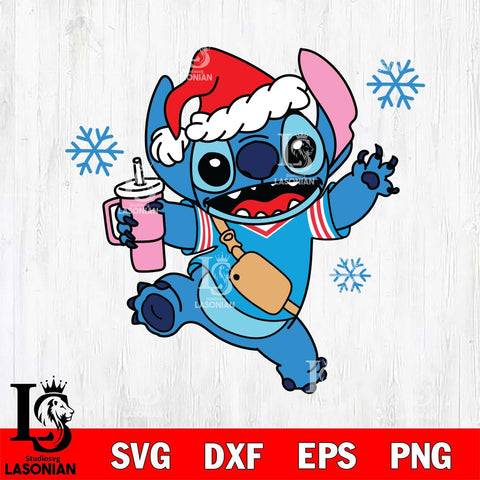 Miami Marlins Christmas Stitch With Tumbler SVG DXF EPS PNG file, Cut file cricut, Instant Download