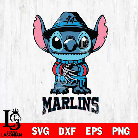 Miami Marlins Stitich Freddy Krueger Svg Eps Dxf Png File, MLB svg, Digital Download, Instant Download