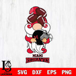 Miami RedHawks Gnomes Helmet Svg Eps Dxf Png File, Digital Download, Instant Download