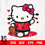 Miami RedHawks Hello Kitty sport 10 Svg Eps Dxf Png File, NCAA svg, Digital Download, Instant Download