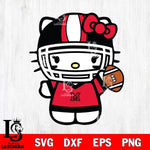 Miami RedHawks Hello Kitty sport 9 Svg Eps Dxf Png File, NCAA svg, Digital Download, Instant Download