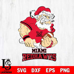 Miami RedHawks Santa Claus Angry Svg dxf eps png pdf file,NCAA svg,Digital Download,Cricut file