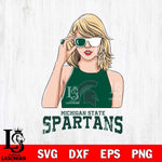 Michigan State Spartans And Taylor Swift Fan Svg Eps Dxf Png File, Digital Download, Instant Download