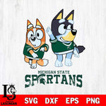 Michigan State Spartans Bluey Chilli Mode Dance Svg Eps Dxf Png File, Digital Download, Instant Download