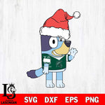 Michigan State Spartans Bluey Christmas Svg Eps Dxf Png File, Digital Download, Instant Download