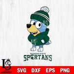 Michigan State Spartans Bluey Hoodie Sport Svg Eps Dxf Png File, Digital Download ,Instant Download, Cricut File