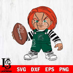 Michigan State Spartans Chucky Horror 12 Svg Eps Dxf Png File, NCAA svg, Digital Download, Instant Download