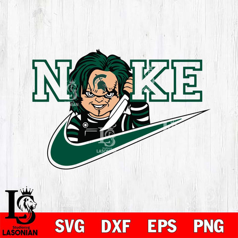 Michigan State Spartans Chucky Nike Svg Eps Dxf Png File, Digital Download, Instant Download