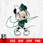 Michigan State Spartans Cute Minnie Mouse Dancing Svg Eps Dxf Png File, NCAA svg, Digital Download, Instant Download