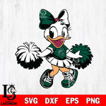 Michigan State Spartans Daisy Duck Cheerleader Svg Eps Dxf Png File, NCAA svg, Digital Download, Instant Download