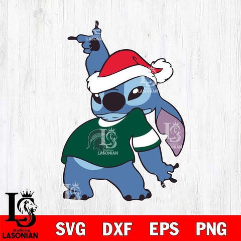 Michigan State Spartans Disney Lilo & Stitch Christmas Svg Eps Dxf Png File, Digital Download, Instant Download