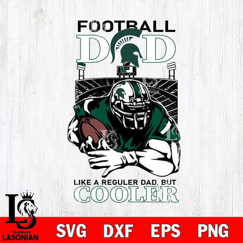 Michigan State Spartans Football Dad Cooler Svg Eps Dxf Png File, Digital Download, Instant Download