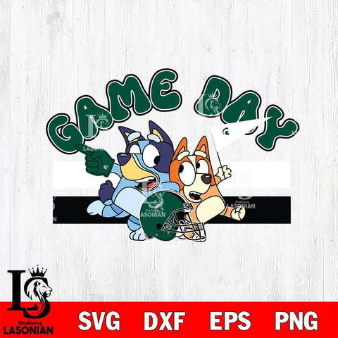 Michigan State Spartans Game Day Bluey Svg Eps Dxf Png File, Digital Download, Instant Download