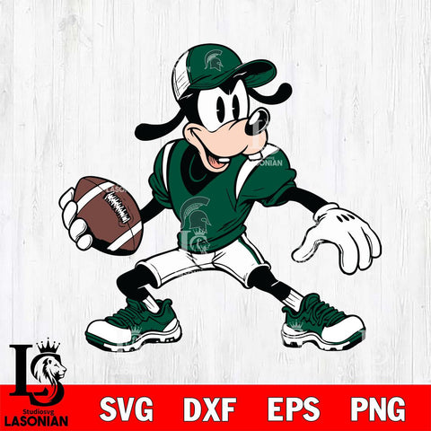 Michigan State Spartans Goofy Svg Eps Dxf Png File, NCAA svg, Digital Download, Instant Download