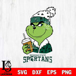 Michigan State Spartans Grinch hat Svg Eps Dxf Png File, Digital Download, Instant Download