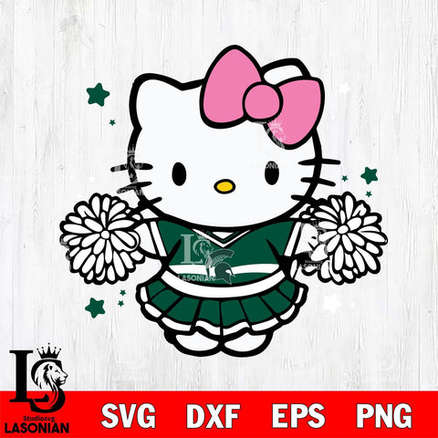 Michigan State Spartans Hello Kitty Cheerleader 10 Svg Eps Dxf Png File, Digital Download, Instant Download