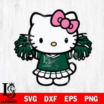 Michigan State Spartans Hello Kitty Cheerleader 3 Svg Eps Dxf Png File, Digital Download, Instant Download