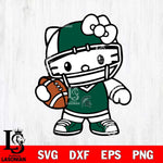 Michigan State Spartans Hello Kitty sport 2 Svg Eps Dxf Png File, NCAA svg, Digital Download, Instant Download