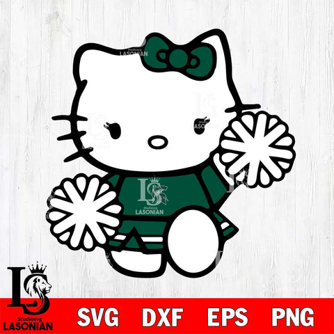 Michigan State Spartans Hello Kitty sport 4 Svg Eps Dxf Png File, NCAA svg, Digital Download, Instant Download