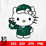 Michigan State Spartans Hello Kitty sport 5 Svg Eps Dxf Png File, NCAA svg, Digital Download, Instant Download