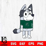 Michigan State Spartans Muffin Bluey Svg Eps Dxf Png File, Digital Download, Instant Download