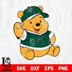 Michigan State Spartans Pooh Bear Svg Eps Dxf Png File, NCAA svg, Digital Download, Instant Download