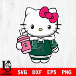 Michigan State Spartans Pretty Hello Kitty Svg Eps Dxf Png File, Digital Download, Instant Download